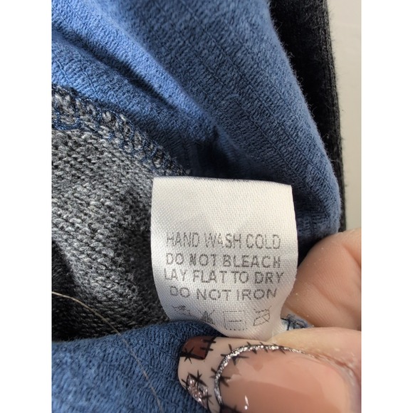 WHITE BIRCH ANIMAL PRINT Blue & Black CHEETAH corduroy jacket SHIRT  SHACKET XL - Picture 9 of 11